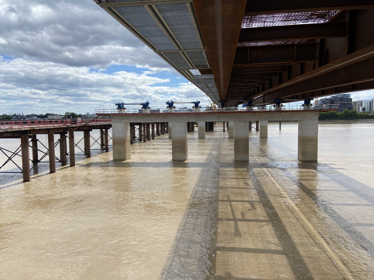 Construction Pont Simone Veil